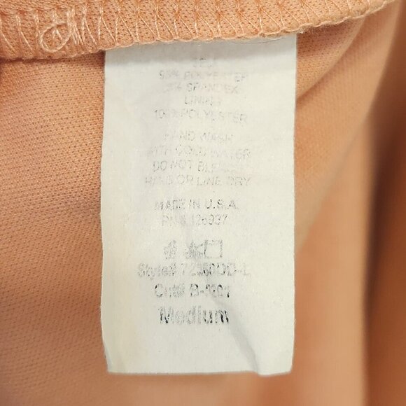 Pink Blush Dress - Cold Shoulder Flounce Sleeve Pink - Size M - Picture 6 of 6